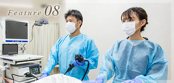 早朝の大腸カメラ検査が可能