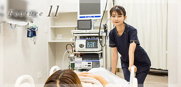 検査終了後、そのままリカバリールームでお休みいただけます